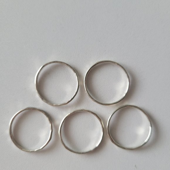 James Avery Jewelry James Avery Sterling Silver Hammered Stackable